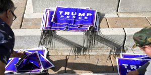 2 arrested in Arizona for stealing Trump-Pence campaign signs