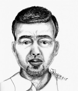 Sketch of man who is suspected of attempting to break into home dressed as Southwest Gas employee. (Photo: Goodyear Police Department)