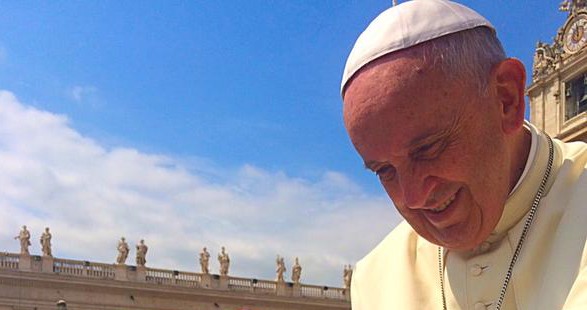 Jasmine Negrete was able to meet with and be blessed by Pope Francis in June (Twitter Photo/Jazmins...