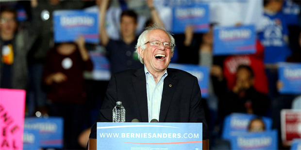 In this Oct. 3, 2015, photo, Democratic presidential candidate, Sen. Bernie Sanders, I-Vt,  speaks ...