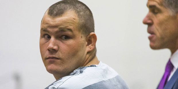 Accused freeway shooter Leslie Allen Merritt, Jr., appears in Maricopa County Superior Court for hi...