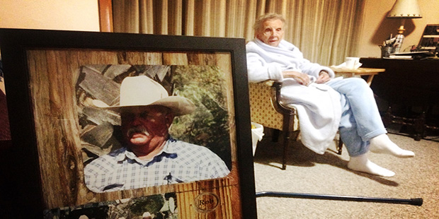 Photographs of rancher Robert Krentz at his home. Krentz was gunned down on his property 25 miles f...