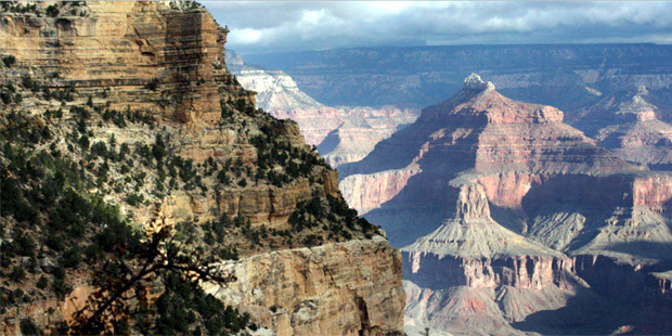 This Oct. 22, 2012, file photo shows a view from the South Rim of the Grand Canyon National Park in...