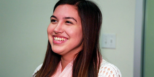 ASU freshman, Breanna Carpenter, 18, is using the foster youth tuition program to earn a degree in ...