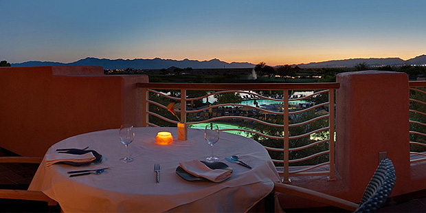 Kai's patio. (Sheraton Wild Horse Pass Resort Photo)...