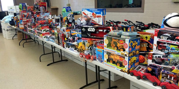 Toys donated to those in need in the metro Phoenix area by St. Vincent de Paul's and the Maricopa C...