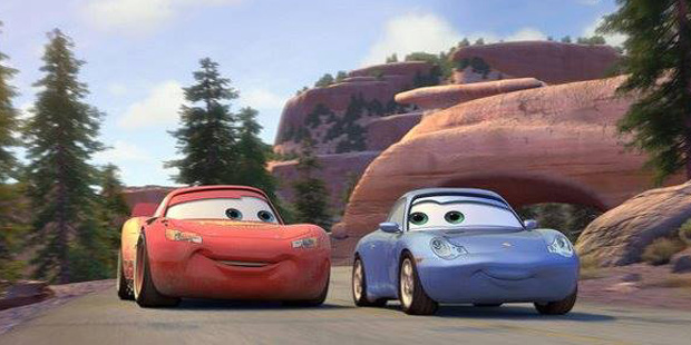 A scene from Disney's "Cars" is shown. The 10-year-old film is driving millennials who grew up watc...