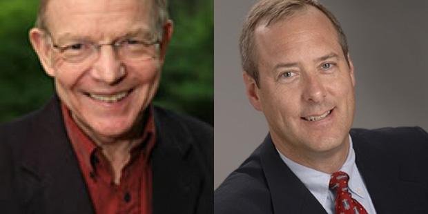 David Moore (left) and Andrew Smith....