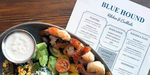 (Facebook/Blue Hound Kitchen & Cocktails)...