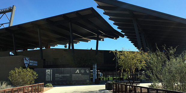 Salt River Fields at Talking Stick opened in 2011 and is the only Spring Training venue built on Na...