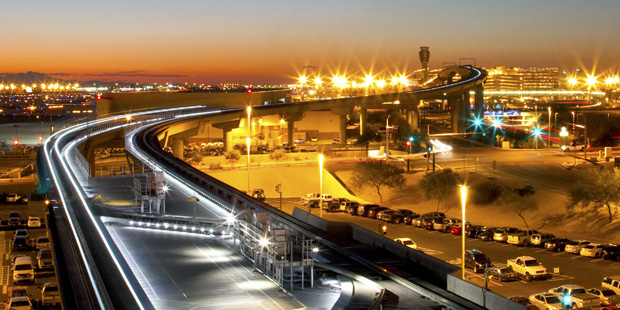 Phoenix Sky Harbor International Airport is shown. (Phoenix Sky Harbor International Airport Photo)...