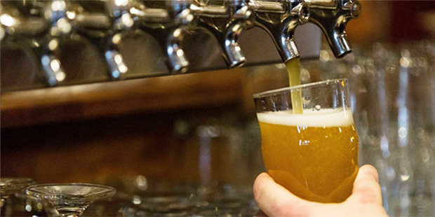 Bell's Eccentric Cafe celebrates Oberon Day Monday, March 21, 2016 in Kalamazoo, Mich. Oberon is a ...