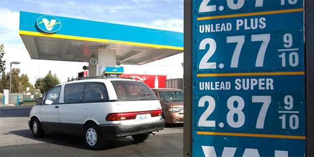 Gas prices are displayed at a Valero station in Sacramento, Calif., Friday, Sept. 25, 2015.  The Ca...