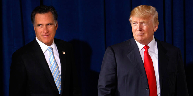 In this Feb. 2, 2012 file photo, then-Republican presidential candidate, former Massachusetts Gov. ...