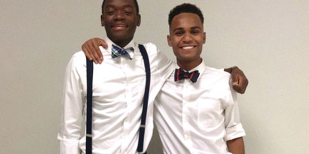 Afono Slater (left) and his best friend, Kelvin Lewis, are shown. (LaCinda Lewis Photo via People)...