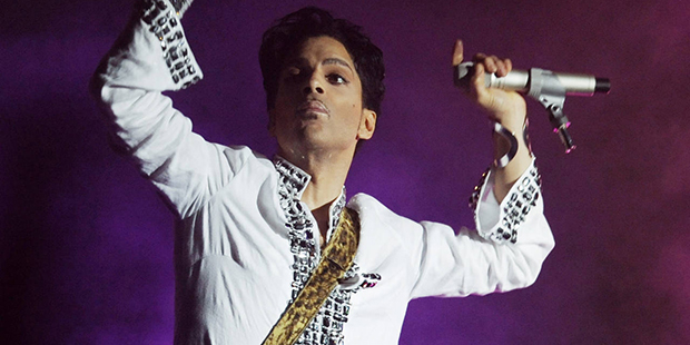 In this April 26, 2008 file photo, Prince performs during the second day of the Coachella Valley Mu...