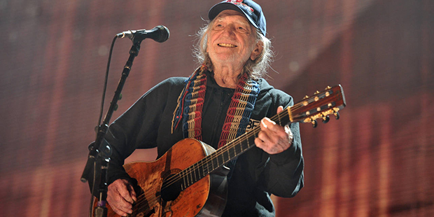 Willie Nelson performs at Farm Aid 30 at FirstMerit Bank Pavilion at Northerly Island on Saturday, ...