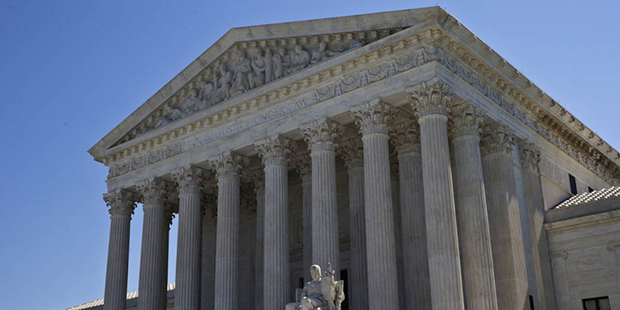 In this June 20, 2016, photo, The Supreme Court is seen in Washington. The eight-justice court has ...