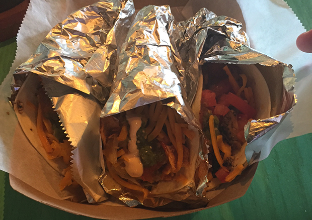 The tacos were tasty, but they weren't Phoenix. (KTAR Photo/Carter Nacke)