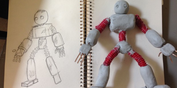 One campers work of art from one of the free camps in Glendale, Ariz., 2015....