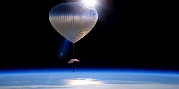 This undated image provided by World View shows World View capsule and balloon spacecraft that will...