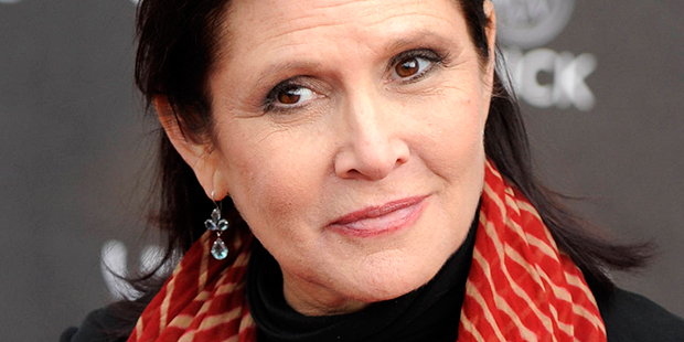 FILE - In this Thursday, April 7, 2011 file photo, Carrie Fisher arrives at the 2011 NewNowNext Awa...