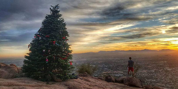 Camelback Mountain Christmas tree earns reprieve, will go back up