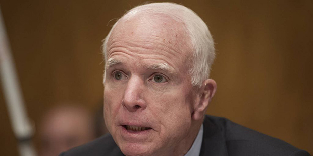 Senate Homeland Security and Governmental Affairs Permanent subcommittee member Sen. John McCain, R...