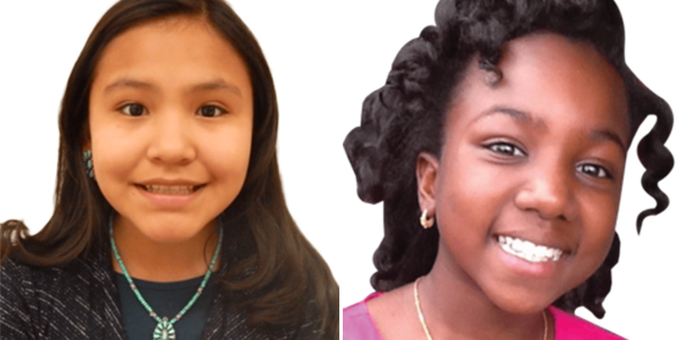 Kelly Haven (left) and Pemba Ba (National Spelling Bee Photos)...