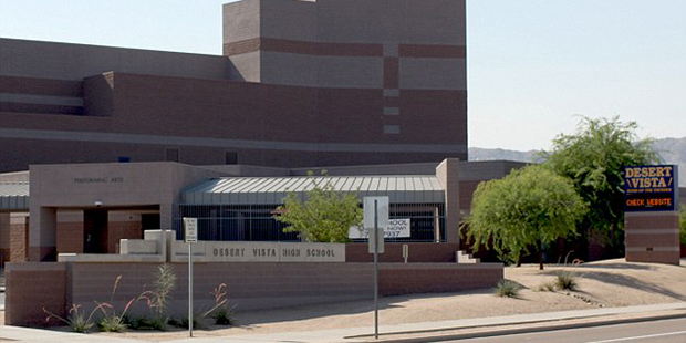 (Desert Vista High School Photo)...