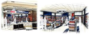 A mock-up of the medical clinic in Phoenix Sky Harbor Airport. (Photo: Sky Harbor)