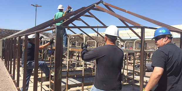 The controversial Tent City in Phoenix is almost completely torn down, as of May 24, 2017. (Photo b...