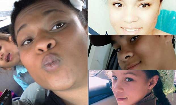 The suspect, Bedajii Harnesberry, is shown at left. The abducted children -- Parvati, Ramachandra a...