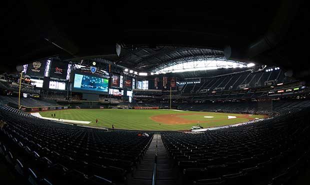The interior of Chase Field is pictured Sunday Aug. 30, 2015 in Phoenix. Chase Field is home of the...