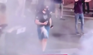 Trump rally protester arrested after posting incriminating evidence online