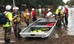 Phoenix search and rescue team saves 17 adults, kids from Harvey floods