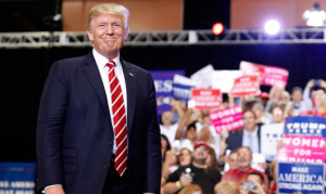 President Donald Trump announces Valley campaign rally in October