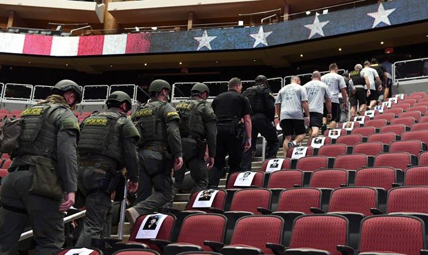 Arizona first responders, military members and their families participated in the 100 Club of Arizo...