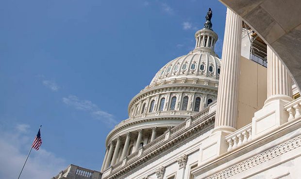 The Capitol Dome of the Capitol Building in Washington, Monday, July 17, 2017.
 (AP Photo/Andrew Ha...