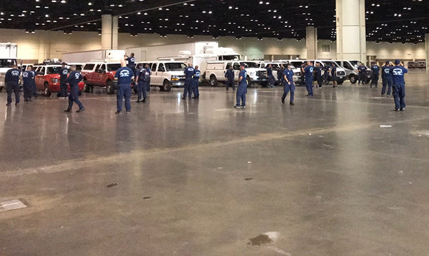 Phoenix Fire in The Orlando Convention Center (photo courtesy of Phoenix Fire)....