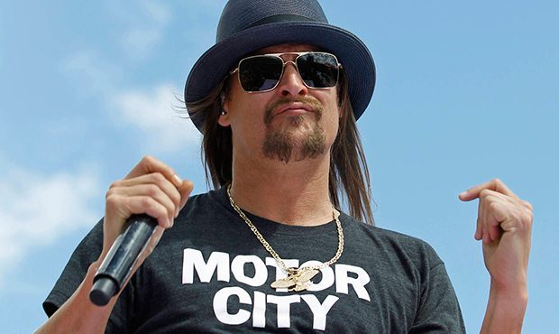 FILE - In this Feb. 22, 2015 file photo, Kid Rock performs at Daytona International Speedway in Day...