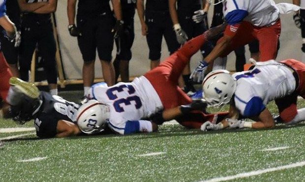 Carlos Sanchez, No. 33, is shown making a tackle. (Twitter Photo/@timothycknight4)...