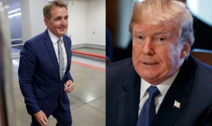 Flake, senators introduce legislation to challenge Trump over tariffs