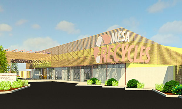 Rendering of Mesa's new hazardous waste facility. (Photo: City of Mesa)...