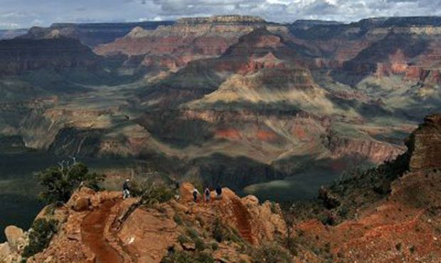 FILE - This Feb. 22, 2005 photo shows the North Rim of Grand Canyon in Arizona. (AP Photo/Rick Hoss...