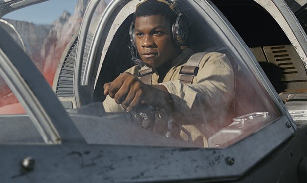 Finn (John Boyega) in "Star Wars: The Last Jedi." (Lucasfilm Ltd.)...