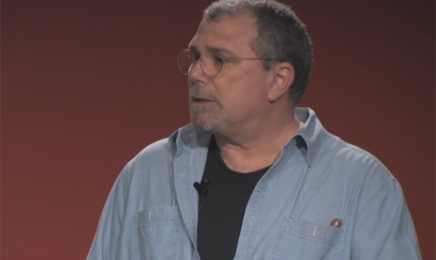 Bob Grossfeld gives a TedXPhoenix talk in 2010.
 (Screenshot)...