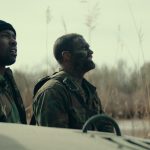 Trevante Rhodes as Ben Milo and Geoff Stults as Sean Coffers in "12 Strong."