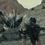 Trevante Rhodes as Ben Milo and Arshia Mandavi as Najeeb in "12 Strong."
