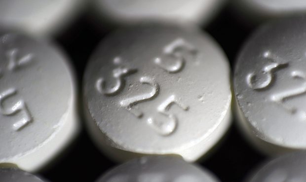 FILE - This Tuesday, Aug. 15, 2017, file photo shows an arrangement of pills of the opioid oxycodon...